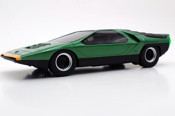 Alfa Romeo Carabo 1968 Green - John Ayrey Die Casts